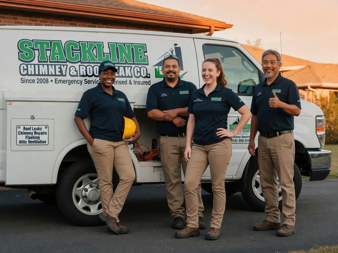 Chimney flashing repair company in Winston, OR